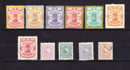 STAMPS-IRAN-1894-UNUSED-MH*-8-CH-USED-SEE-SCAN - Iran
