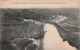 Glenic Paysage Sur La Creuse Et Village Du Pont - Sonstige & Ohne Zuordnung