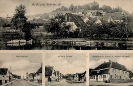 Wallerstein (8862) Hauptstrasse Mittlere Strasse Gasthaus Zur Sonne 1913 I- - Altri & Non Classificati
