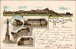 Wallerstein (8862) Postamt Töchterschule 1897 II (Stauchung) - Andere & Zonder Classificatie
