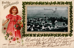 Wallerstein (8862) Präge-Karte 1901 I- - Sonstige & Ohne Zuordnung