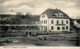 Aystetten (8901) Bahnhof Gasthaus 1907 I-II - Autres & Non Classés