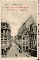 Augsburg (8900) 31. Bundestag Des Deutschen Radfahrerbundes 10. Bis 14. Juli 1914 Straßenbahn Barfüsser Kirche I - Sonstige & Ohne Zuordnung