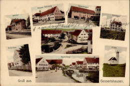 Gessertshausen (8901) Bahnhof Doktorhaus Brauerei Schimpfle Forsthaus Hauptstrasse Ökonomiegut I- - Other & Unclassified