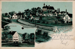 Klosterlechfeld (8933) Gasthaus Zur Post Eisenbahn 1901 I-II Chemin De Fer - Sonstige & Ohne Zuordnung