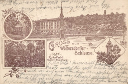 Woltersdorf (o-1255) Vorläufer 1896 Cafe Ruhwald I-II - Autres & Non Classés