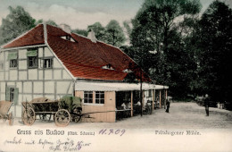 Buckow (o-1276) Pritzhagener Mühle 1909 I-II (Stauchung) - Autres & Non Classés