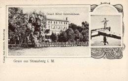 Strausberg (o-1260) Grand Hotel Schützenhaus II (Stauchung) - Sonstige & Ohne Zuordnung