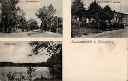Sophienstädt (o-1281) Gasthof Wenzel, Otto Buckowsee Dorfstrasse II (leicht Fleckig) - Altri & Non Classificati