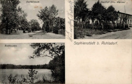Sophienstädt (o-1281) Gasthof Wenzel, Otto Dorfstrasse Buckowsee II (leicht Fleckig) - Other & Unclassified