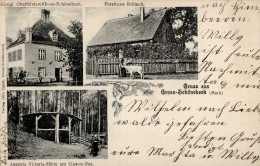 Groß Schönebeck (o-1301) Forsthaus Rehluch Victoria-Hütte Am Giasow-See 1910 I-II - Sonstige & Ohne Zuordnung