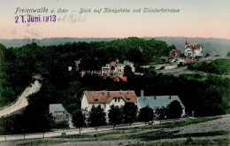 Bad Freienwalde (o-1310) Königshöhe Elisabethstrasse 1913 I-II (fleckig) - Otros & Sin Clasificación