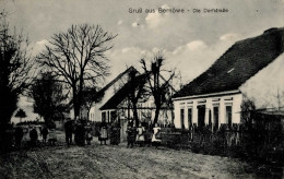 Bernöwe (o-1401) Dorfstrasse Kinder 1919 I-II (Ecken Abgestossen) - Andere & Zonder Classificatie