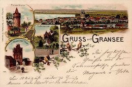Gransee (o-1430) Pulverturm Ruppiner-Tor Luisen-Denkmal 1899 I-II - Otros & Sin Clasificación
