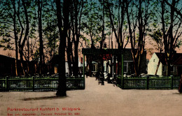 Potsdam-Wildpark (o-1506) Parkrestaurant Kuhfort Gelaufen 1912 I-II - Autres & Non Classés