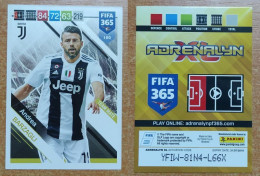 AC - 180 ANDREA BARZAGLI  JUVENTUS  PANINI FIFA 365 2018 ADRENALYN TRADING CARD - Eiskunstlauf