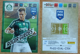 AC - 43 ROGER GUEDES  PALMEIRAS  PANINI FIFA 365 2018 ADRENALYN TRADING CARD - Patinage Artistique