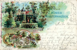 Königs Wusterhausen (o-1600) Schloss-Gasthaus Herrmann 1898 II (Stauchung) - Altri & Non Classificati