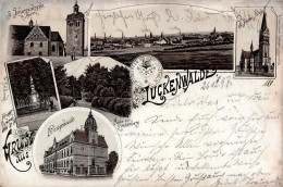 Luckenwalde (o-1710) Postamt St. Johanniskirche St. Jacobikirche 1897 I-II - Autres & Non Classés