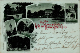 Wiesenburg (o-1825) Mondschein-Karte 1901 I-II - Sonstige & Ohne Zuordnung