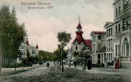 Zinnowitz (o-2238) Strandstrasse Ostseebad 1909 I-II (Randstauchung) - Other & Unclassified