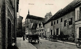 Wismar (o-2400) Am Poelertor 1910 II (RS Klebereste) - Sonstige & Ohne Zuordnung