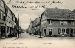 Neustadt-Glewe (o-2808) Grosse Strasse 1907 I - Other & Unclassified
