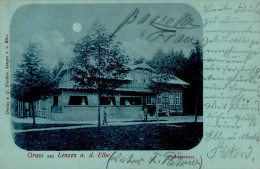 Lenzen (o-2805) Mondschein-Karte Schützenhaus 1899 I - Sonstige & Ohne Zuordnung