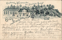 Biederitz (o-3104) Gasthaus Zur Weintraube 1900 I- - Altri & Non Classificati