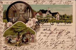 Neuhaldensleben (o-3240) Kurhotel Flora 1899 I-II (fleckig) - Other & Unclassified