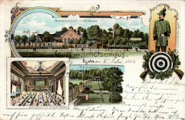 Egeln (o-3253) Schützenhaus Schießstand 1901 I- - Autres & Non Classés