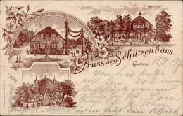 Genthin (o-3280) Schützenhaus 1897 II (kleine Stauchung) - Autres & Non Classés