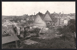 AK Donaueschingen, Vom Grossfeuer Am 5.8.1908 Zerstörte Häuser  - Catástrofes