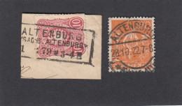 BRIEFMARKEN  MIT  STEMPEL " ALTENBURG ". - Used Stamps
