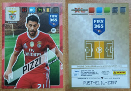 AC - 311 PIZZI  SL BENFICA  PANINI FIFA 365 2018 ADRENALYN TRADING CARD - Patinage Artistique