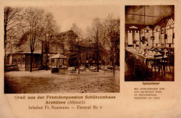 Arendsee (o-3552) Schützenhaus 1913 I-II (fleckig) - Altri & Non Classificati