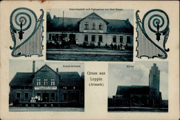 Leppin (o-3551) Gasthaus Berger Postamt I-II - Other & Unclassified