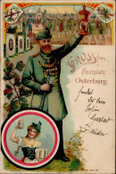 Osterburg (o-3540) Schützenfest Tracht 1908 I- - Other & Unclassified