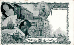 Wernigerode (o-3700) 450 Jähriges Jubiläum Der Schützengesellschaft 1901 Schützenhaus Rathaus Sign. Falkenhagen I- - Autres & Non Classés
