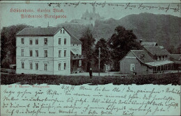 Wernigerode (o-3700) Mondschein-Karte Schützenhaus 1899 I- - Sonstige & Ohne Zuordnung