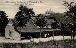 Wernigerode Nöschenrode (o-3700) Schützenhaus 1909 I- - Autres & Non Classés