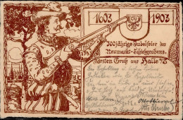 Halle Saale (o-4000) 300 Jährige Jubelfeier Des Neumarkt-Schießgrabens 1903 I-II - Halle (Saale)