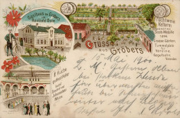 Gröbers (o-4103) Gasthaus Zur Gröbers 1900 I-II - Autres & Non Classés