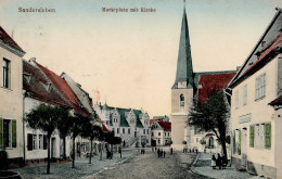 Sandersleben (o-4332) Marktplatz 1910 I-II - Otros & Sin Clasificación