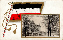 Dessau (o-4500) Präge-Karte Friedrich Kaserne 1917 I- - Autres & Non Classés