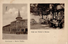 Törten (o-4500) Restaurant Inh. Pfeiffer, Martin 1917 II (Marke Entfernt) - Autres & Non Classés
