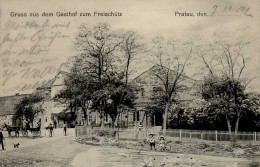 Pratau (o-4601) Gasthaus Zum Freischütz I- (Marke Entfernt) - Autres & Non Classés