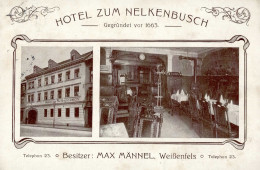 WEIßENFELS (o-4850) - Hotel Zum Nelkenbusch Gerundete Ecken II - Otros & Sin Clasificación