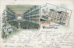 Weißenfels (o-4850) Apollo-Theater 1900 I-II (Ecken Abgestossen) - Autres & Non Classés