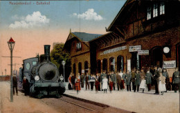 Neudietendorf (o-5103) Bahnhof Eisenbahn 1918 I- Chemin De Fer - Autres & Non Classés